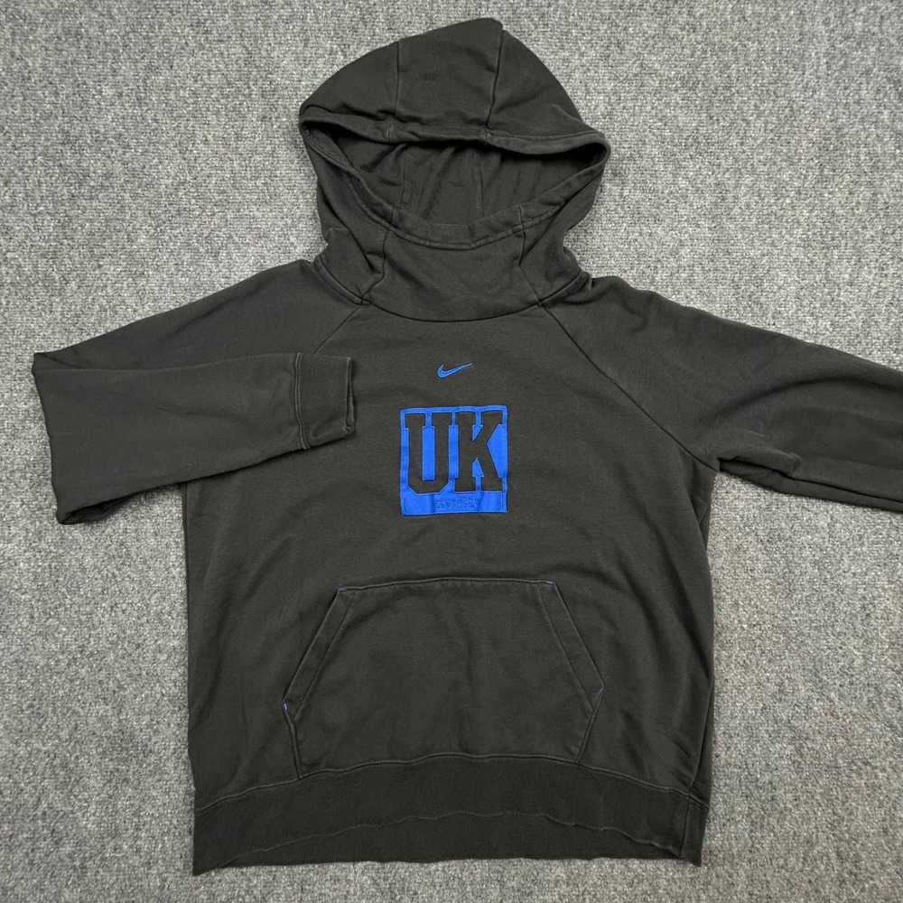 Nike Kentucky Hoodie Mens Large Black Wildcats UK Pullover DR3558-045 Athletic